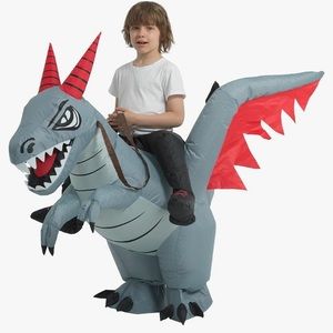 Inflatable dragon costume